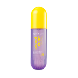 Мист для тела и волос с ароматом соленой карамели Spark&Glow Body&hair mist purple toffee, 250 мл
