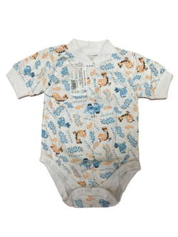 Боди короткий рукав на кнопках из кулирки (100% хлопок) на рост 68 см