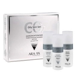 Набор карбокситерапии CO2 Oily Skin Set для жирной кожи лица, 150 мл. х 3 шт.