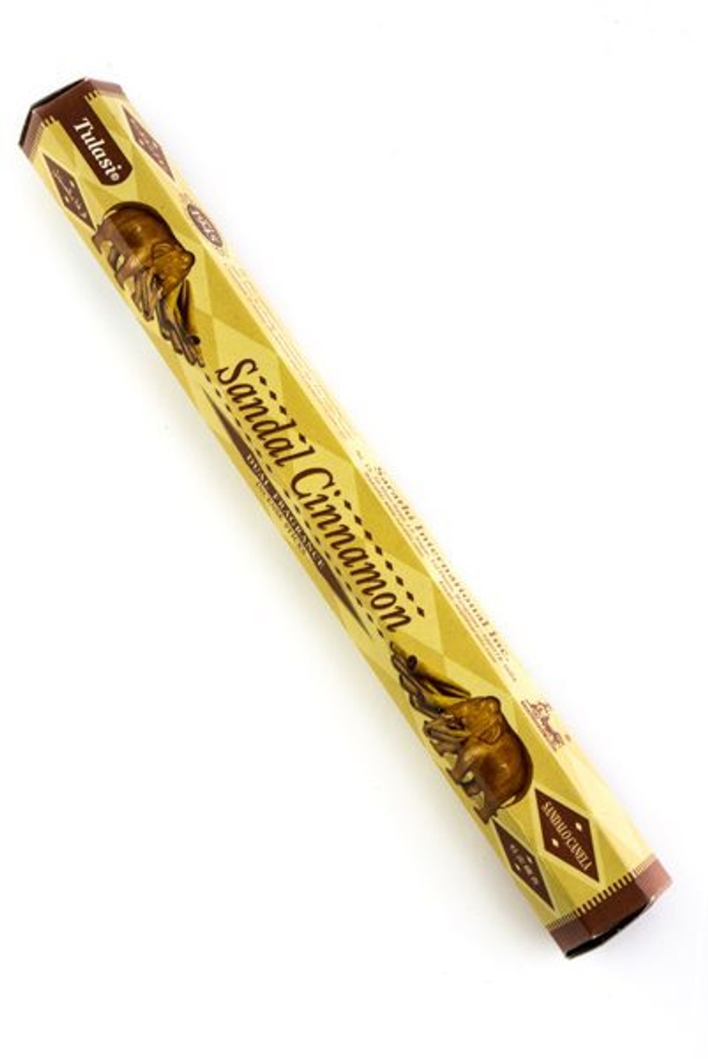 Tulasi Sandal Cinnamon шестигранник Благовоние Сандал Корица