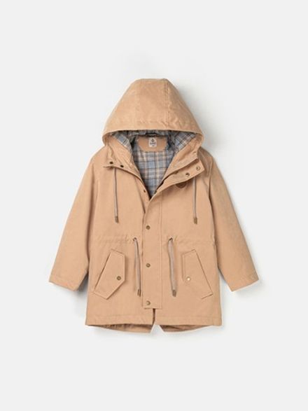 Парка демисезонная "Песок" 7+