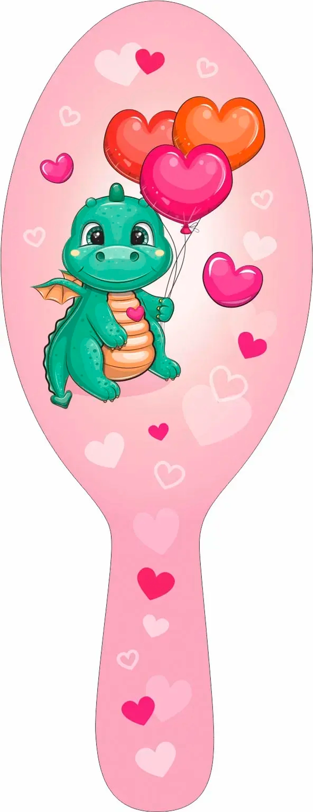 Расческа массажная «Малыш Дино», 7*22,5