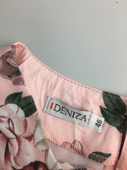 Блузка Deniza розовая с цветами 46 размер, новая