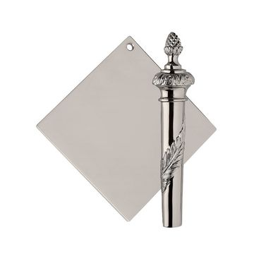 Ручка кнопка Bronzes de France Art Deco 2075 Polished Nickel