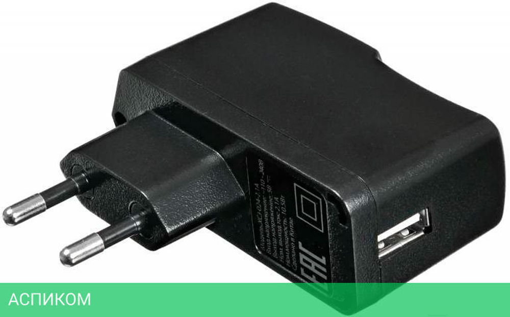 Сетевое зарядное устройство Buro XCJ-024-2.1A черный