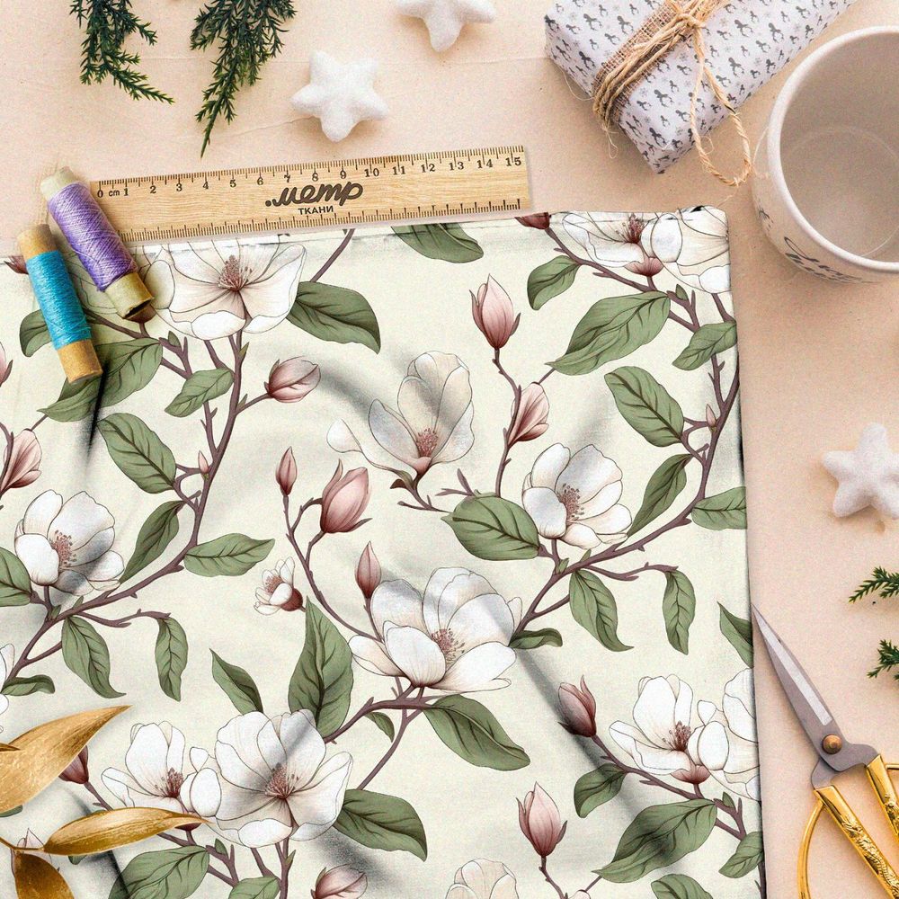 Ткань Барби весенний сад