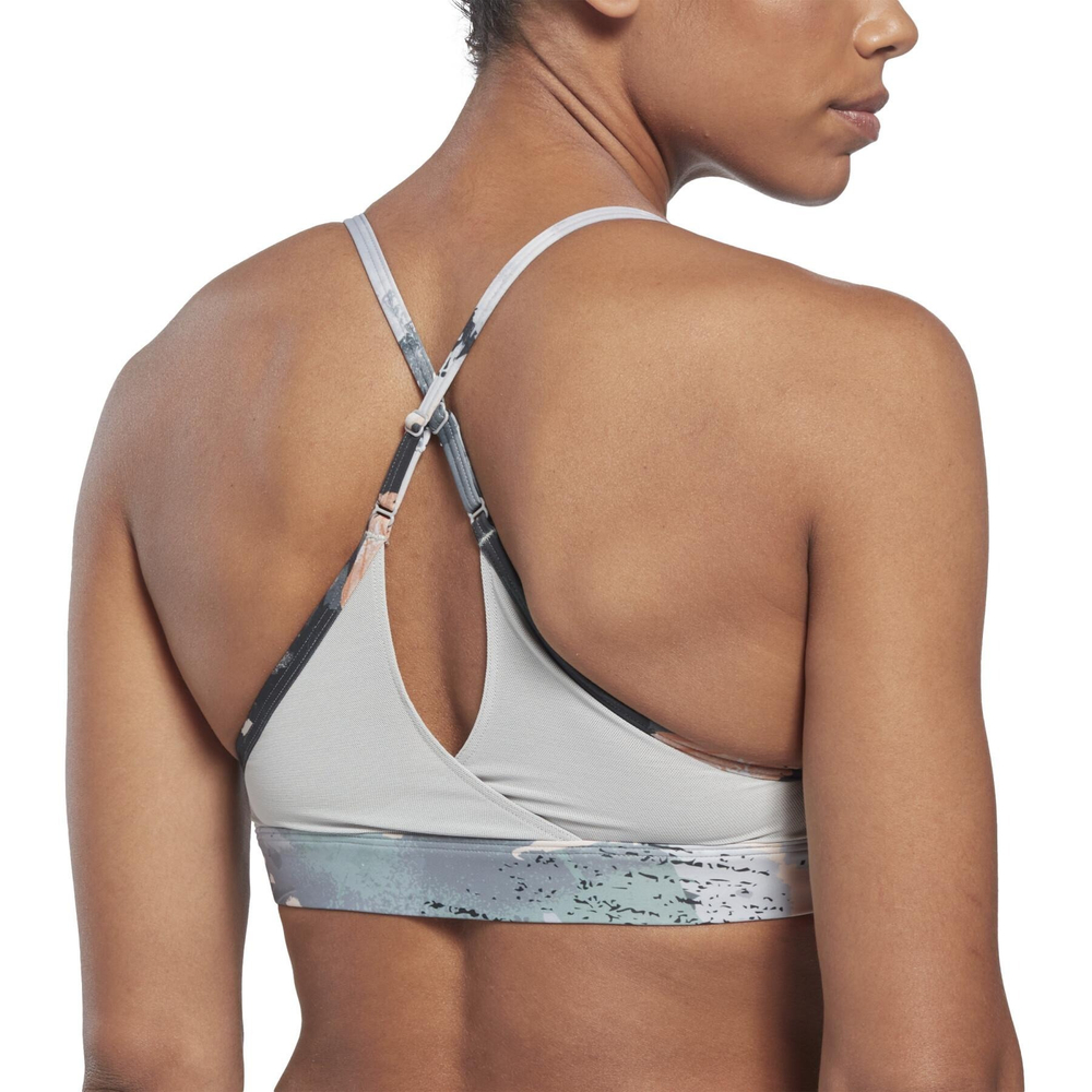 Топ для фитнеса женский REEBOK LUX STRAPPY BRA AOP