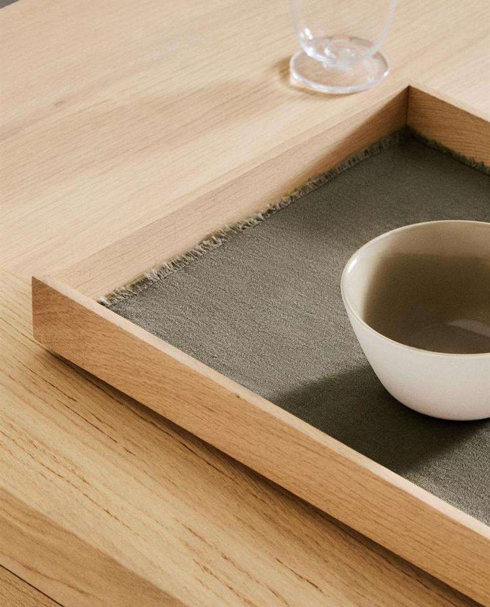 ZARA HOME ЛЬНЯНАЯ САЛФЕТКА, СЕРЫЙ