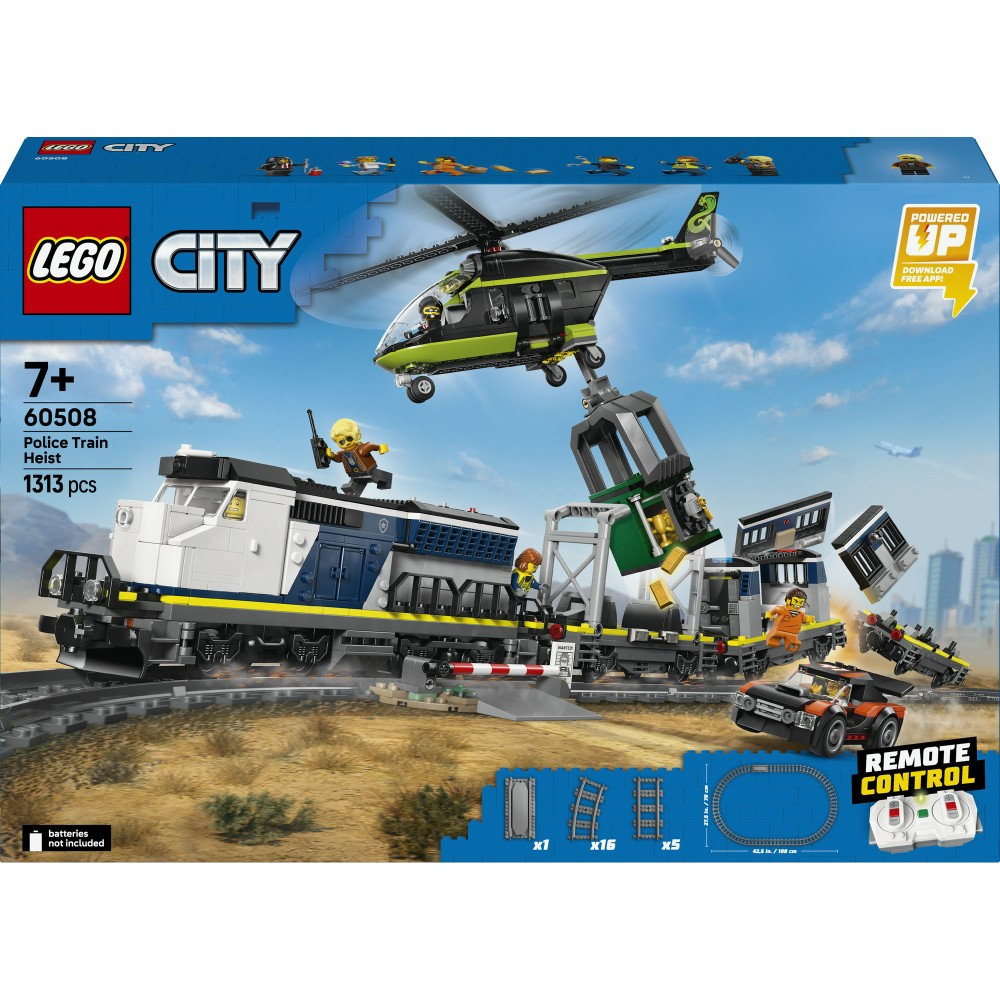Конструктор LEGO City 60508 Ограбление полицейского поезда — фото 2