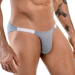 Мужские трусы брифы серые Clever Moda MANTRA BRIEF 184612