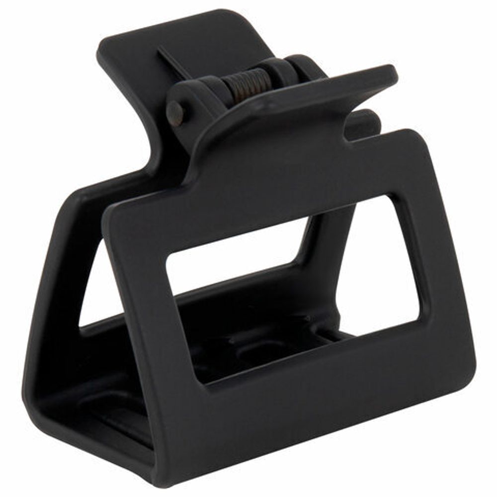 Краб для волос 5 см, soft-touch, чёрный, MONTE VITA, 457009