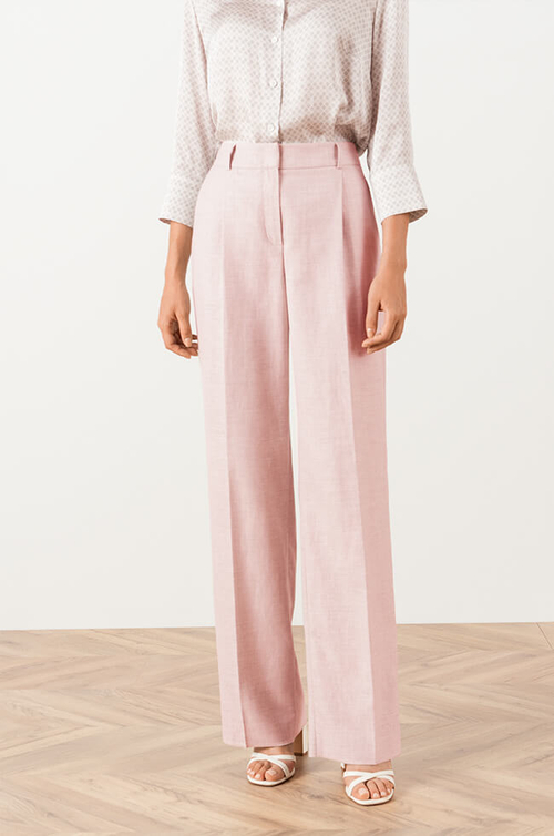31049 Брюки женские (пудрово-розовый)