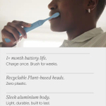 SURI Электрическая зубная щетка 2.0 Sonic Electric Toothbrush with UV Cleaning Travel Case, Morning Waves