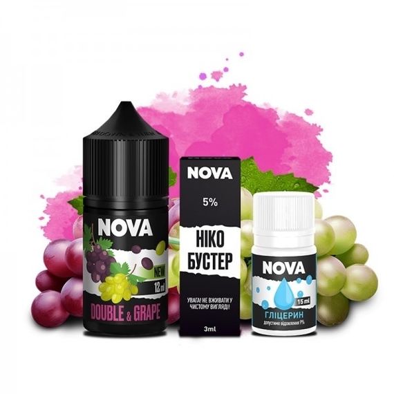 Chaser NOVA - Double Grape (30ml, 5% nic)
