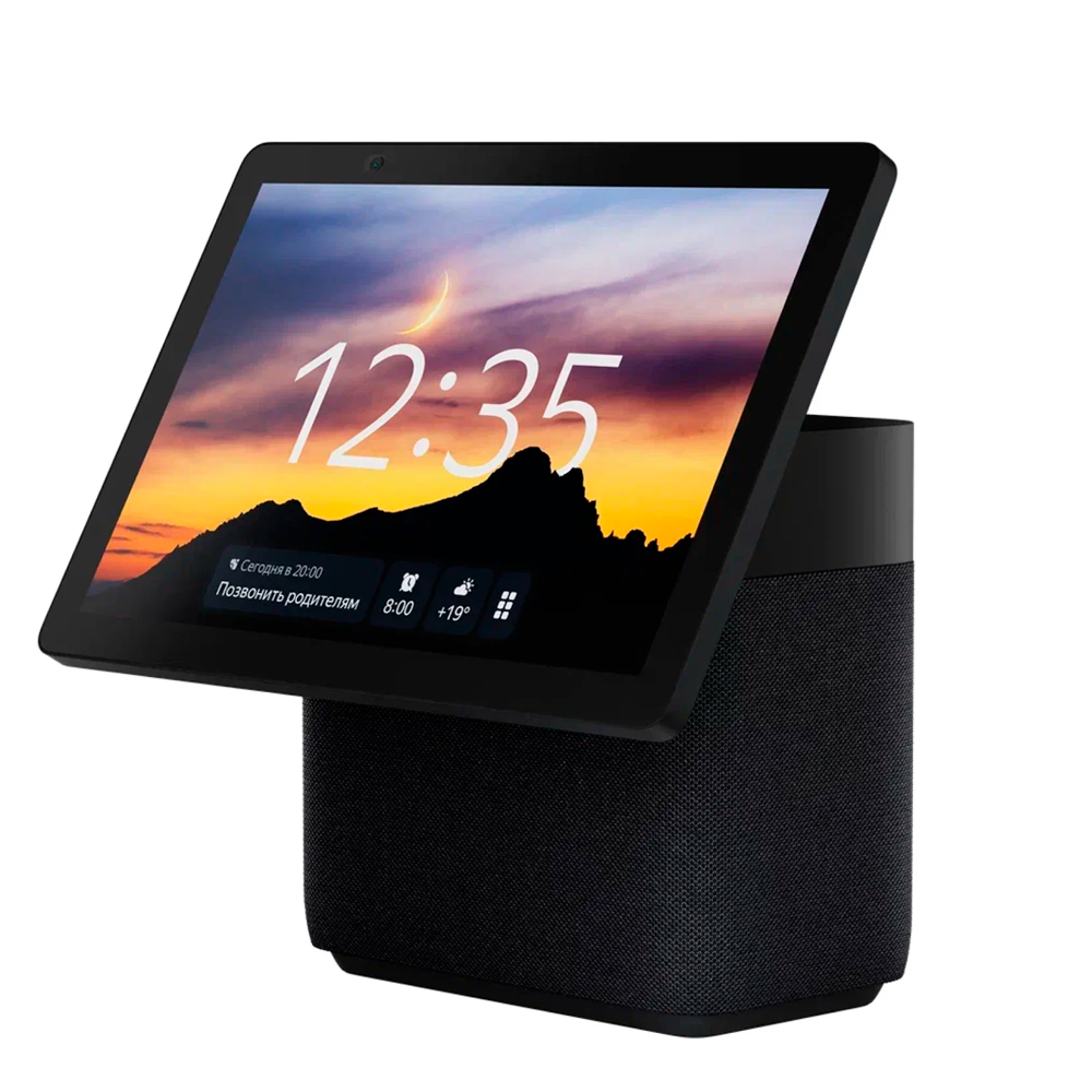 Умная колонка Яндекс Станция Дуо-Макс с Zigbee, Черный