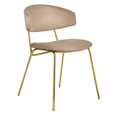 Стул Bradex Home Elle латте с золотыми ножками