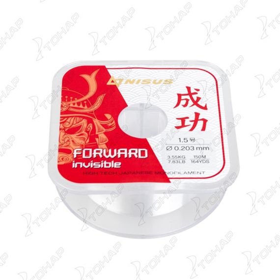 Леска FORWARD Invisible 0,203mm/150m Nylon Transparent (N-FI-0203-150) Nisus