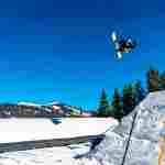 Надувная подушка-склон «SnowSlope» для слоупстайла и фристайла, 16×11×2,5 м