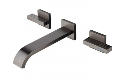 01144-Q Смеситель встраиваемый для раковины (ГРАФИТ) GANZER (8/1шт)