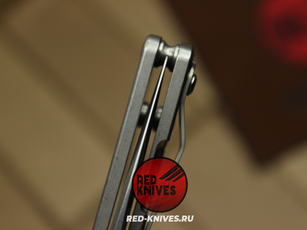 Нож Strider PT Titanium Gray - рукоять титан, клинок стоунвош RK/Н123