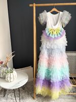 Платье из тюля со шлейфом Pure Soul, 122