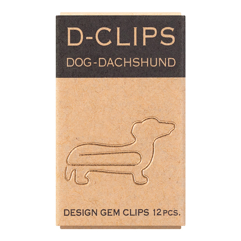 Midori D-Clips Dog-Dachshund 43345-006 - купить скрепки с доставкой по Москве, СПб и России