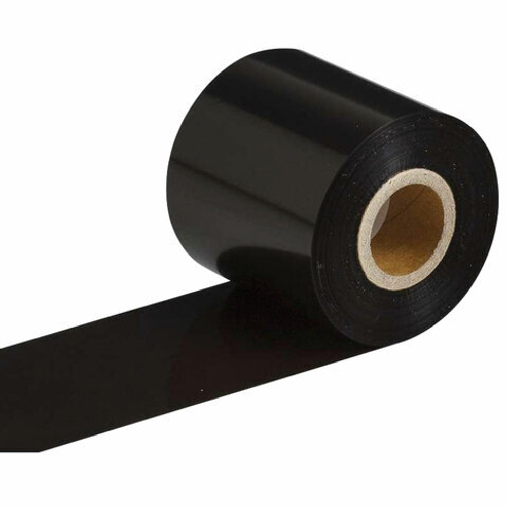 Риббон WAX/RESIN, 40 мм х 300 м, диаметр втулки 25,4 мм (1 дюйм), красящий слой наружу (OUT), 3 штуки в комплекте.