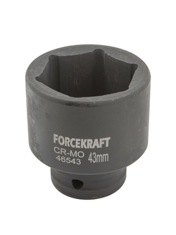Головка ударная 3/4'', 43мм (6гр) FORCEKRAFT FK-46543