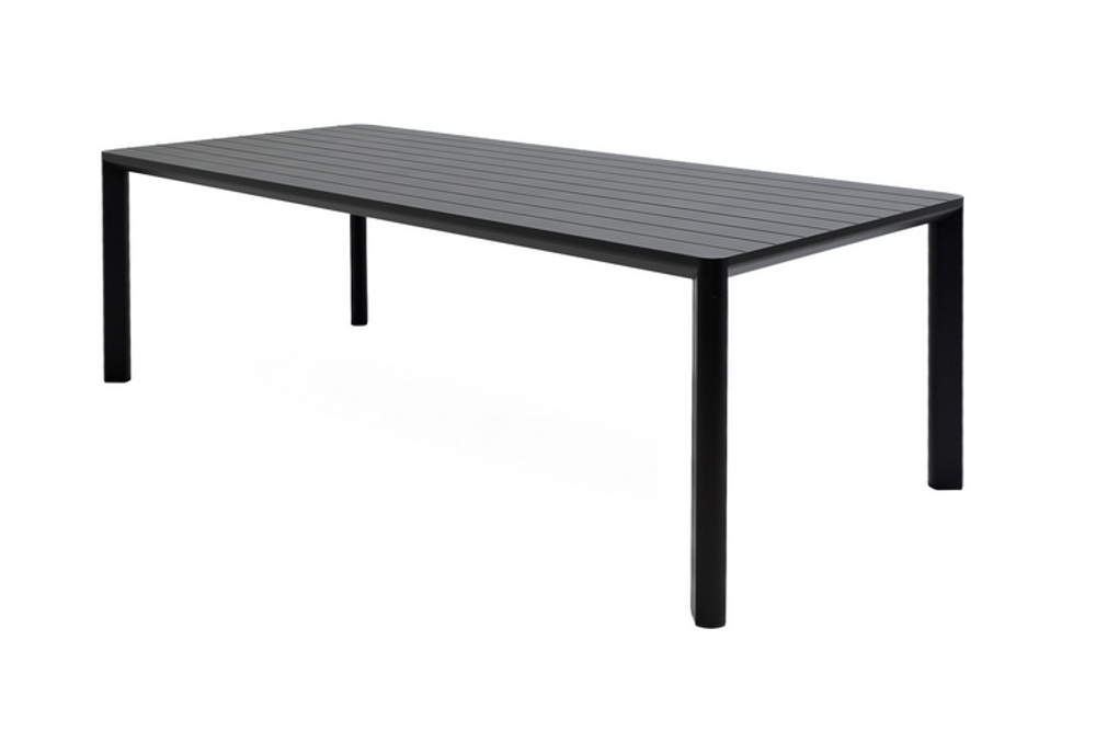 Обеденный стол из алюминия Joygarden ГОНЗО 220 см, графит