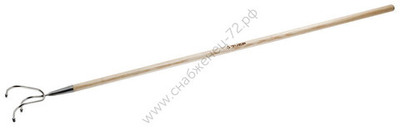 ЗУБР 135 х 100 х 1520 мм, нержавеющая сталь, деревянный черенок, культиватор (4-39489)