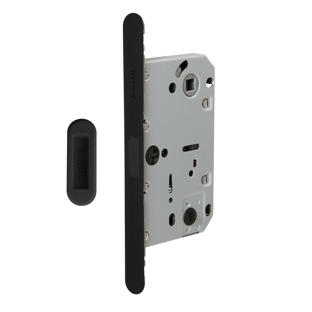 Магнитная защелка WC с ответной планкой GRAVITY.PRO G01.196.50.96 BL черный