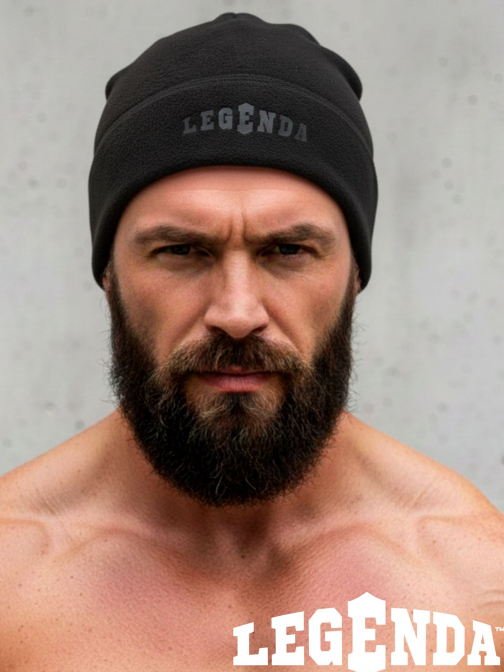 Шапка флисовая LEGENDA Original черная