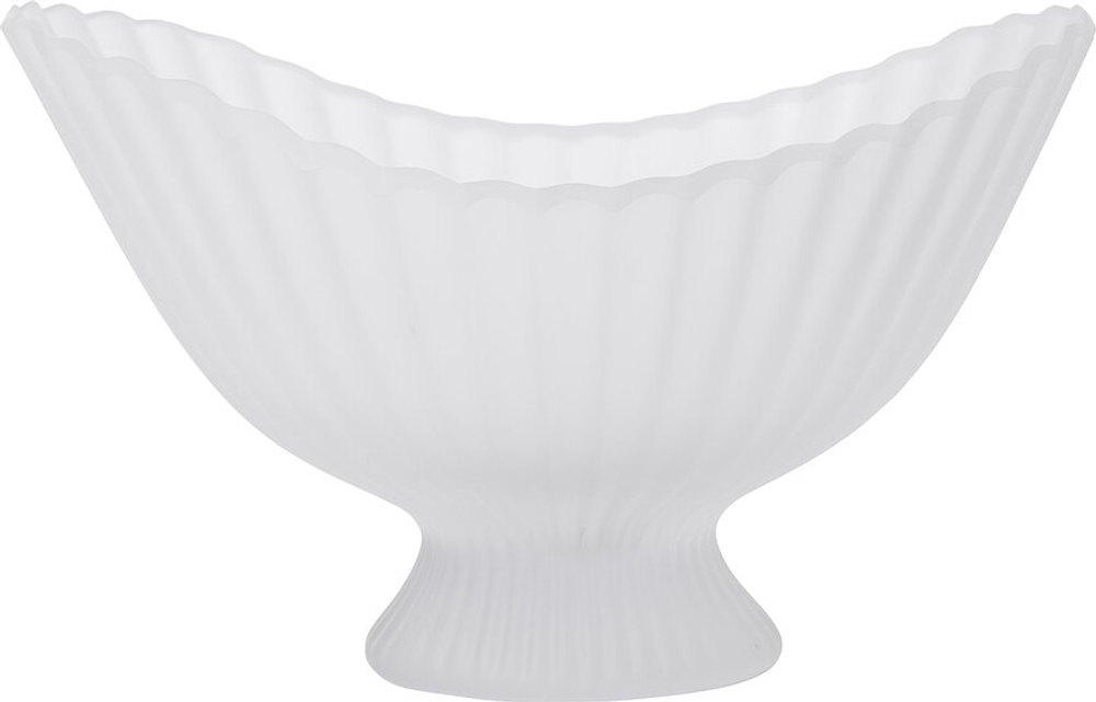 Салатник Ferm Living Fountain, стекло, 41 см, белый