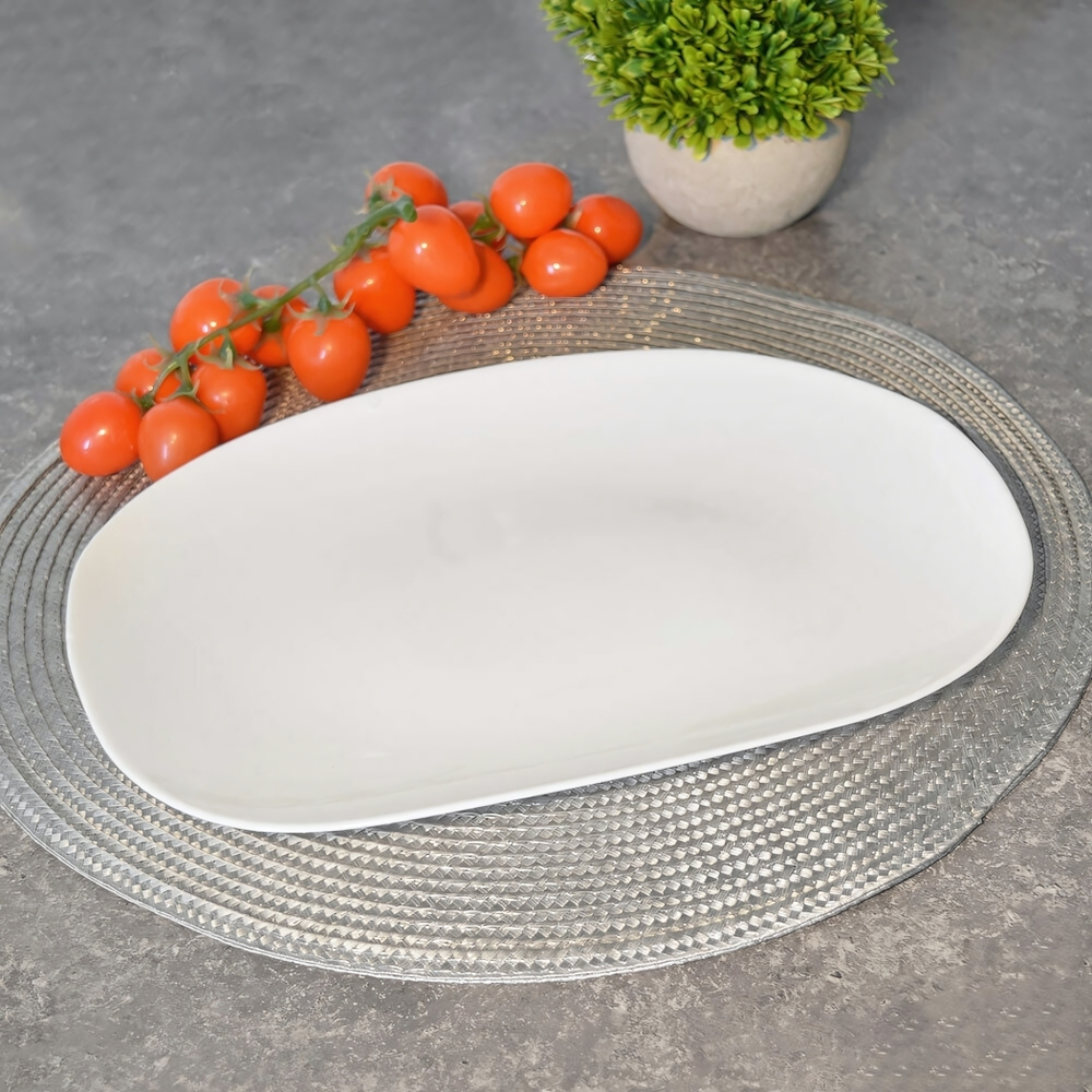 Блюдо 29*21см "Square soft" без деколи, стеклокерамика (00106927)