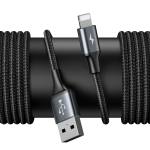 Автомобильный кабель + USB Хаб Baseus Special Data Cable for Backseat (USB to iP+Dual USB) - Black