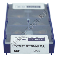 Пластина твердосплавная ISO TCMT16T304-PMA ACP20E AHNO по стали, получистовая