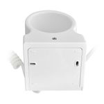 Фен для волос настенный PUFF-1800, 1800 Вт, пластик/металл, 2 скорости, белый, 1405.004