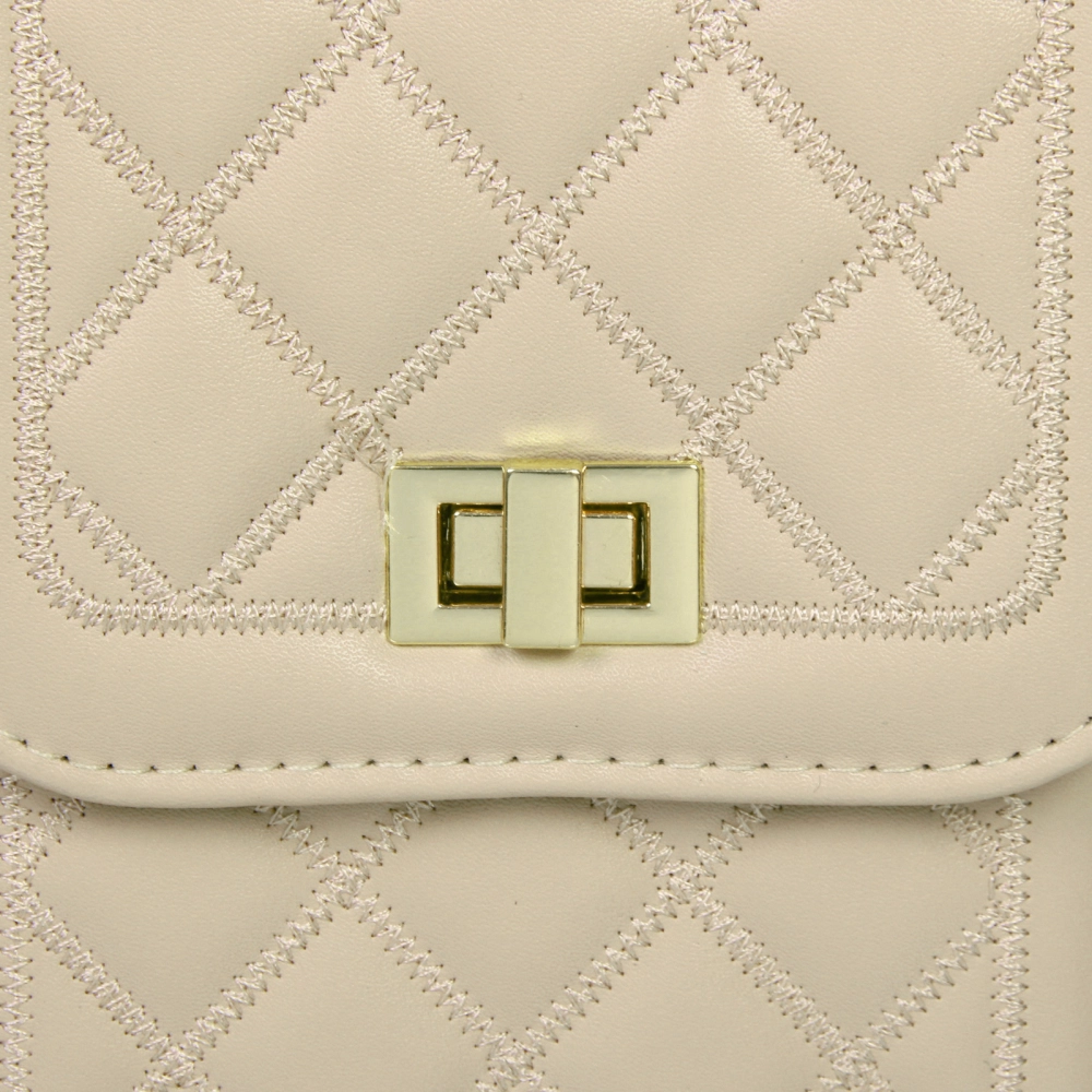 Сумка женская через плечо «Шанти», цвет молочный, 19*6,5*13*3,5см (лейбл Ultramarine)