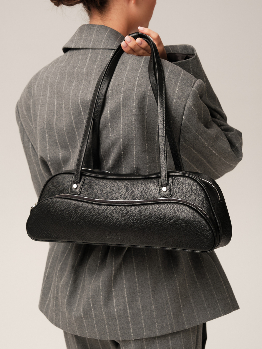 Женская кожаная сумка DBR 31186 черный