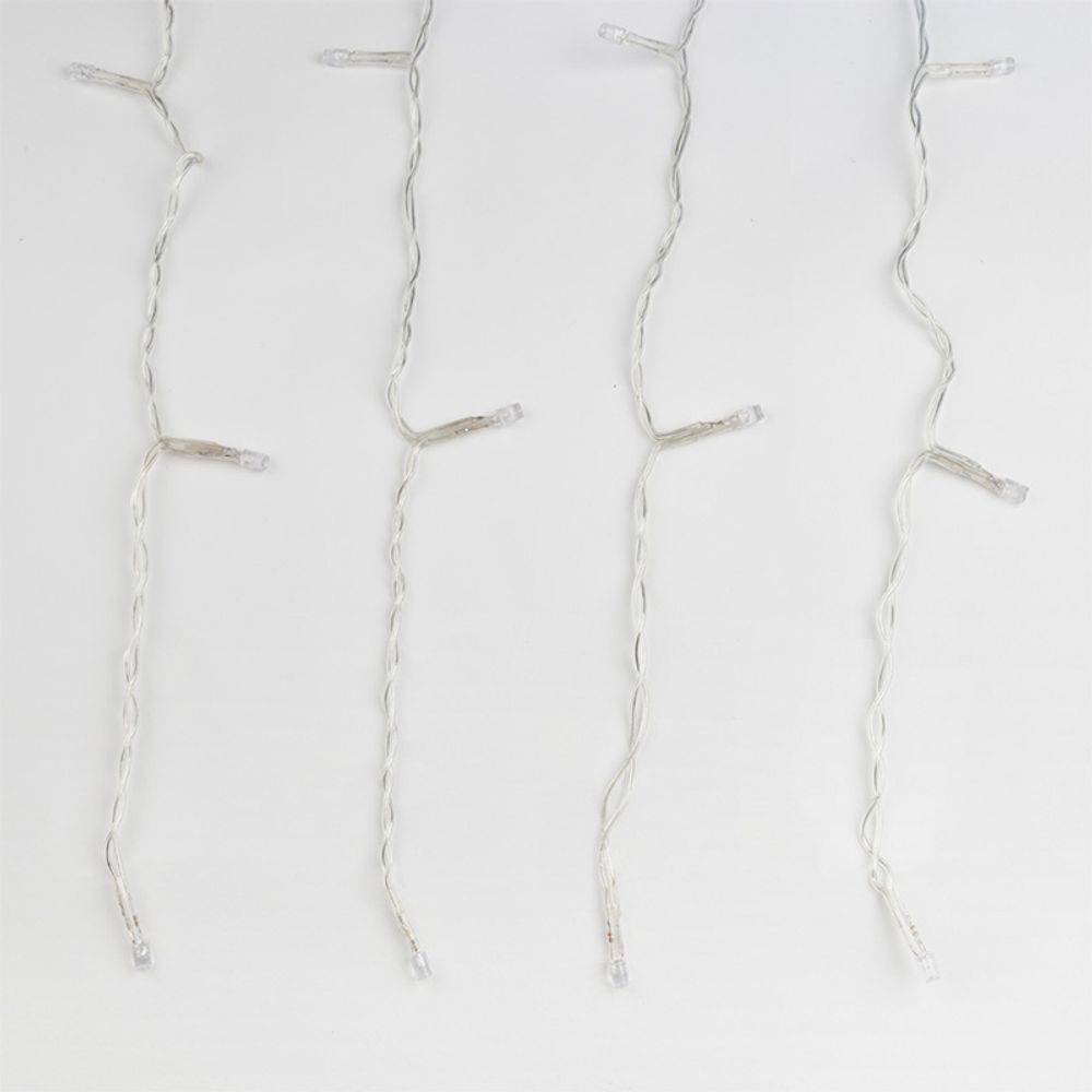 ULD-C1510-160-DTA MULTI IP20 Занавес светодиодный с контроллером. 1.5х1м. 160 светодиодов. Разноцветный свет. Провод прозрачный. TM Uniel.