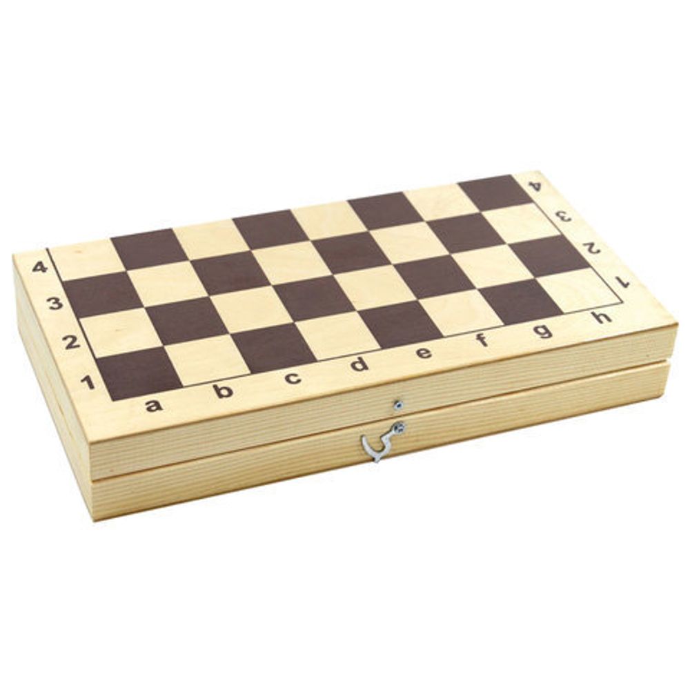 Игра настольная "Шашки", пластиковые фишки, деревянная доска 30х30, 10 КОРОЛЕВСТВО, 2862