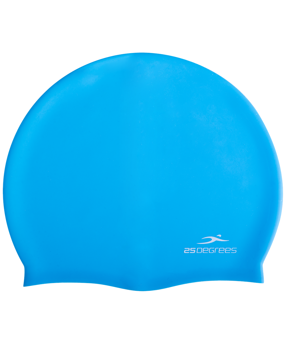 Шапочка для плавания Nuance Light Blue, силикон, подростковый