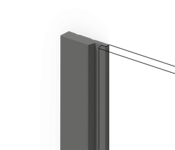 Финишный молдинг декорированный HiWood, 270x4,2 см