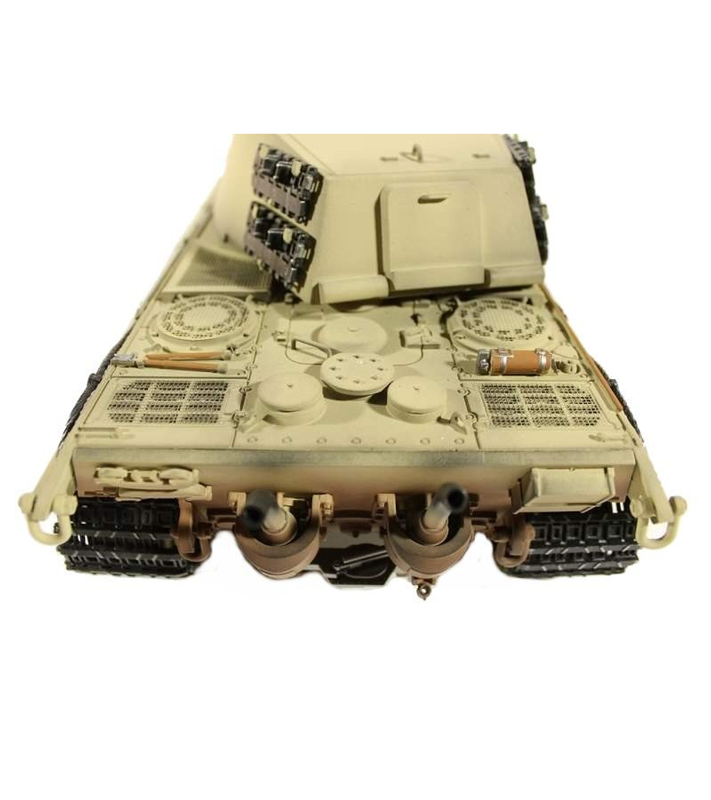 Радиоуправляемый танк Torro King Tiger 1/16, откат ствола (для ИК боя) V3.0 2.4G RTR
