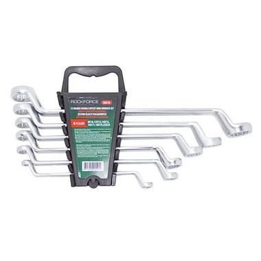 Набор ключей накидных отогнутых на 75градусов. 6пр