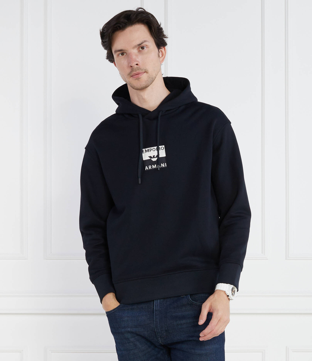 Худи Emporio Armani - темно-синий(6R1MCN 1JWPZ)