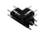 Коннектор T-образный для шинопровода в натяжной потолок Magnetic 220V GL1048 BK черный 135*100*51 (соединители в комплекте)