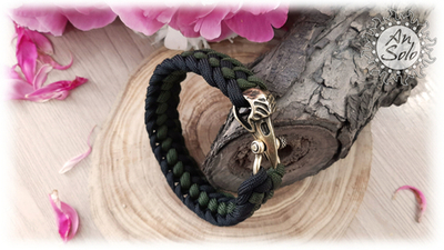 Браслет из паракорда "Мистический ворон"