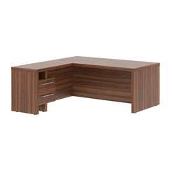 Стол руководителя с тумбой приставной ZCT 1819H.A(L)  1800х1900х750 ZENN