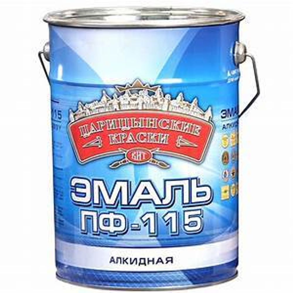 Эмаль ПФ-115 1,9кг Царицынские краски желтая